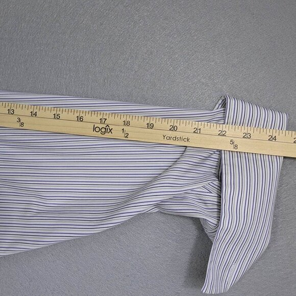 2 Jos A Bank Dress Shirts Mens 16-34 Travelers Collection Tailored Fit Classic - Picture 13 of 16